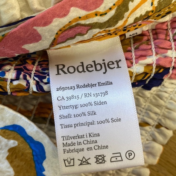 NEW Rodebjer 100% silk Emilia top - Picture 13 of 13